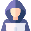 Anonymous man in hoodie